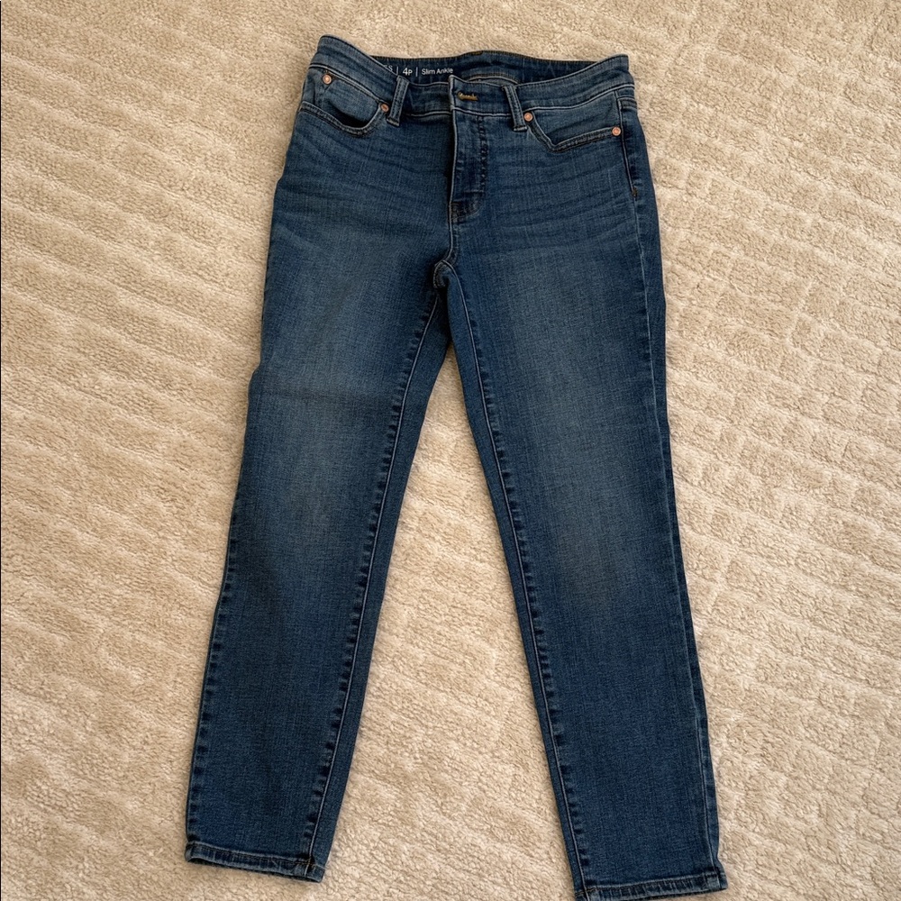 Talbots slim ankle jeans